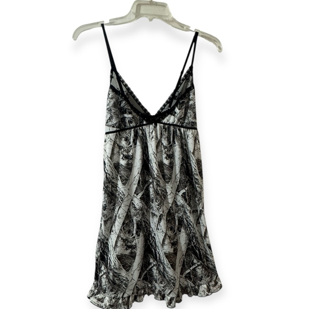 Wilderness Dreams Camo Nightgown Large Naked North Chemise Slip Dress Lingerie